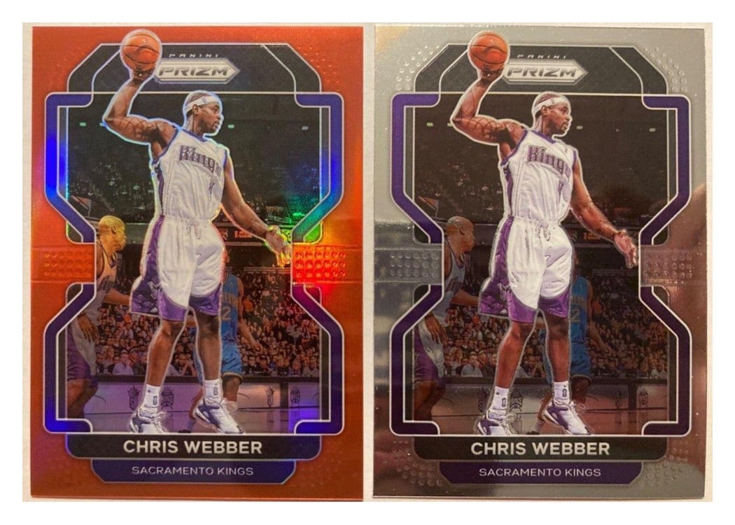 2021-22 Panini Prizm Base Set Chris Webber Red Prizm #263 card
