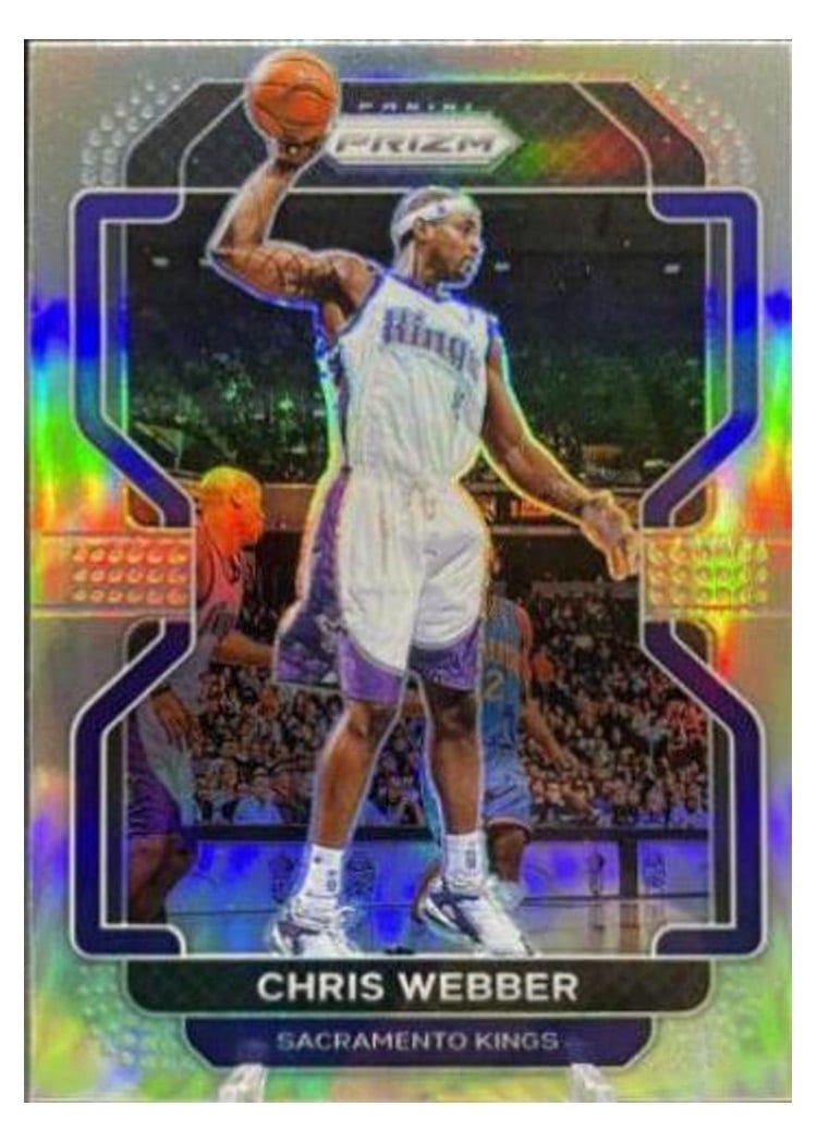 2021-22 Panini Prizm Base Set Chris Webber Silver Wave #263 card