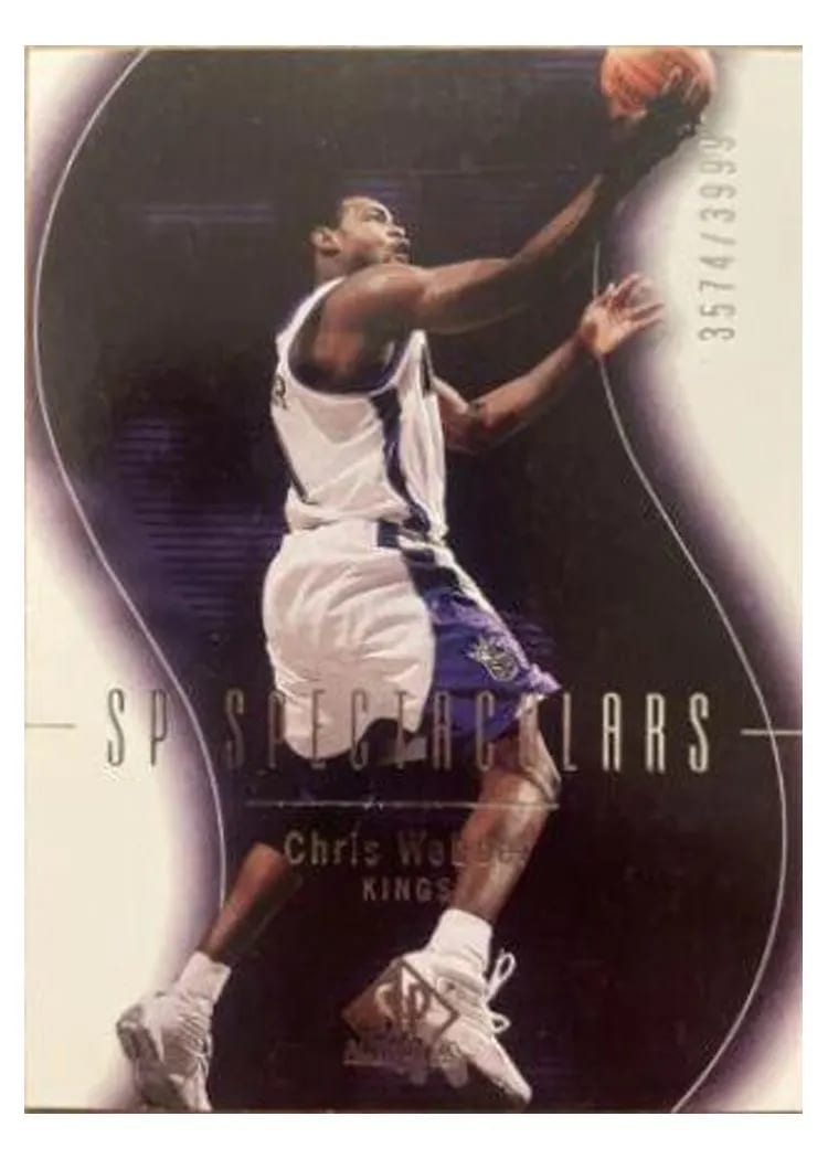 Chris Webber SP Extra Limited 2003 SP Authentic card