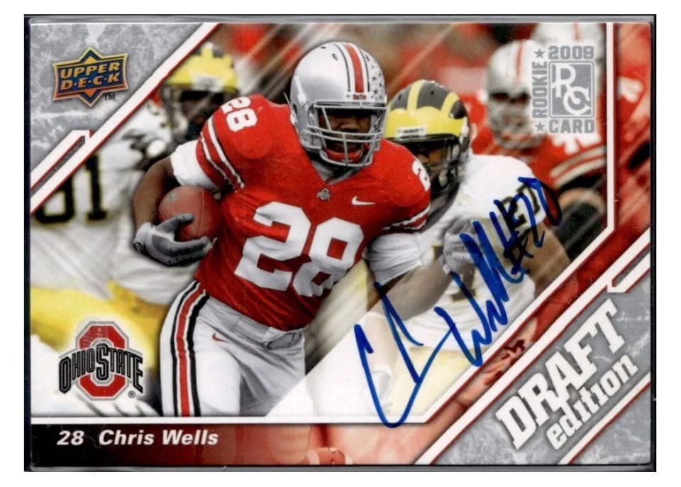 2009 Upper Deck Draft Edition Chris Wells #4 card