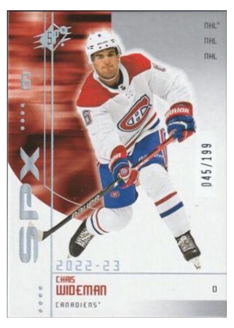 2022-23 SPx 2002-03 SPx Retro Chris Wideman #R-16 card