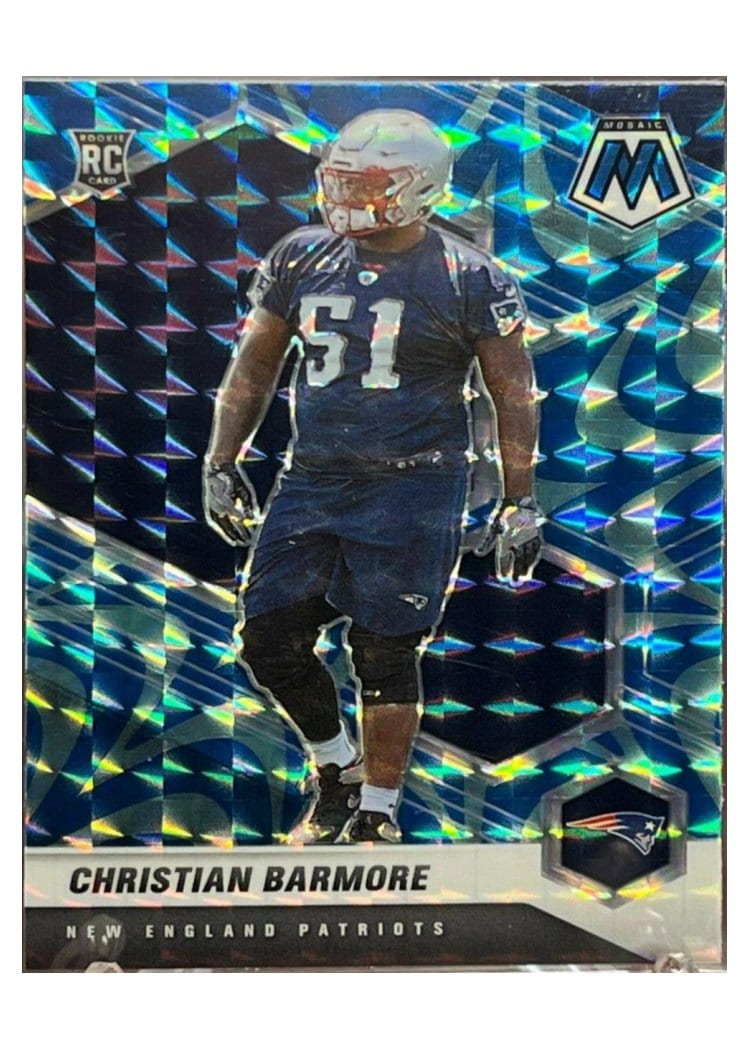 2021 Panini Mosaic Base Set Christian Barmore #358 card