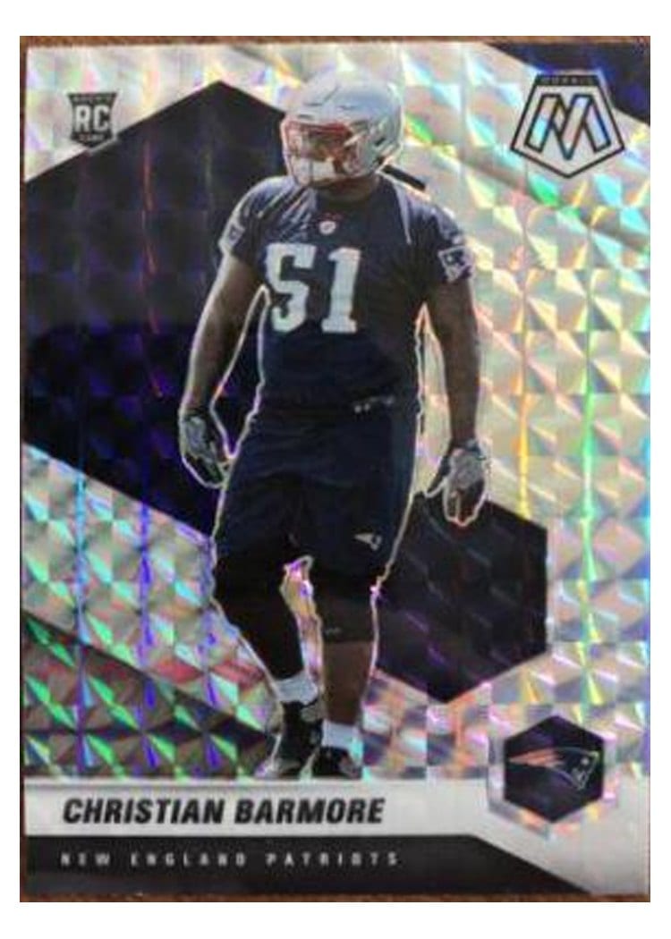 2021 Panini Mosaic Base Set Christian Barmore Silver #358 card