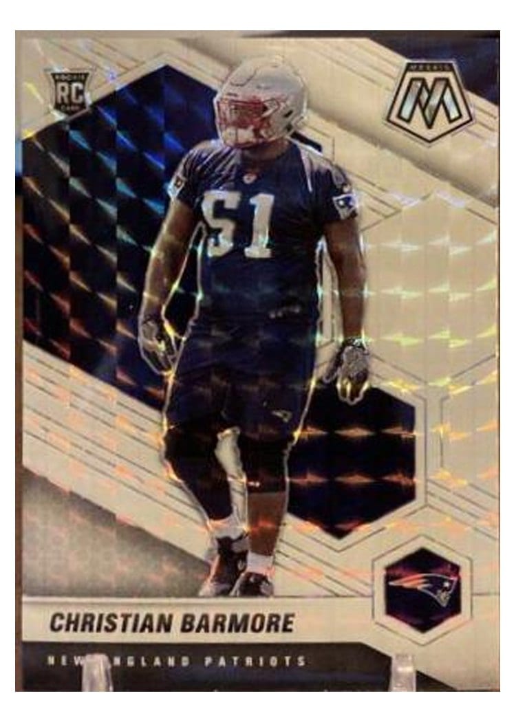 2021 Panini Mosaic Base Set Christian Barmore #358 card