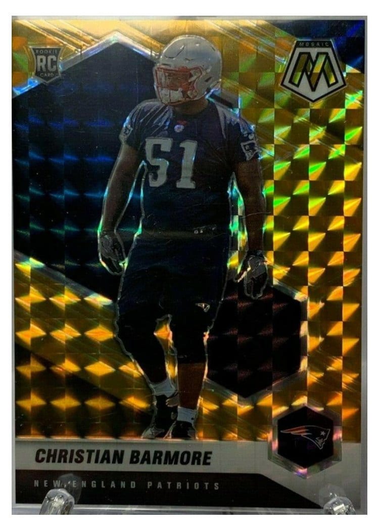 2021 Panini Mosaic Base Set Christian Barmore #358 card