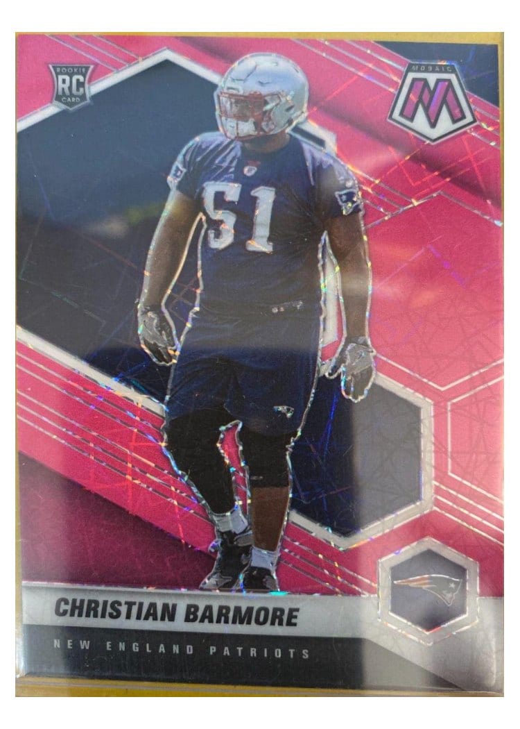 2021 Panini Mosaic Base Set Christian Barmore #358 card