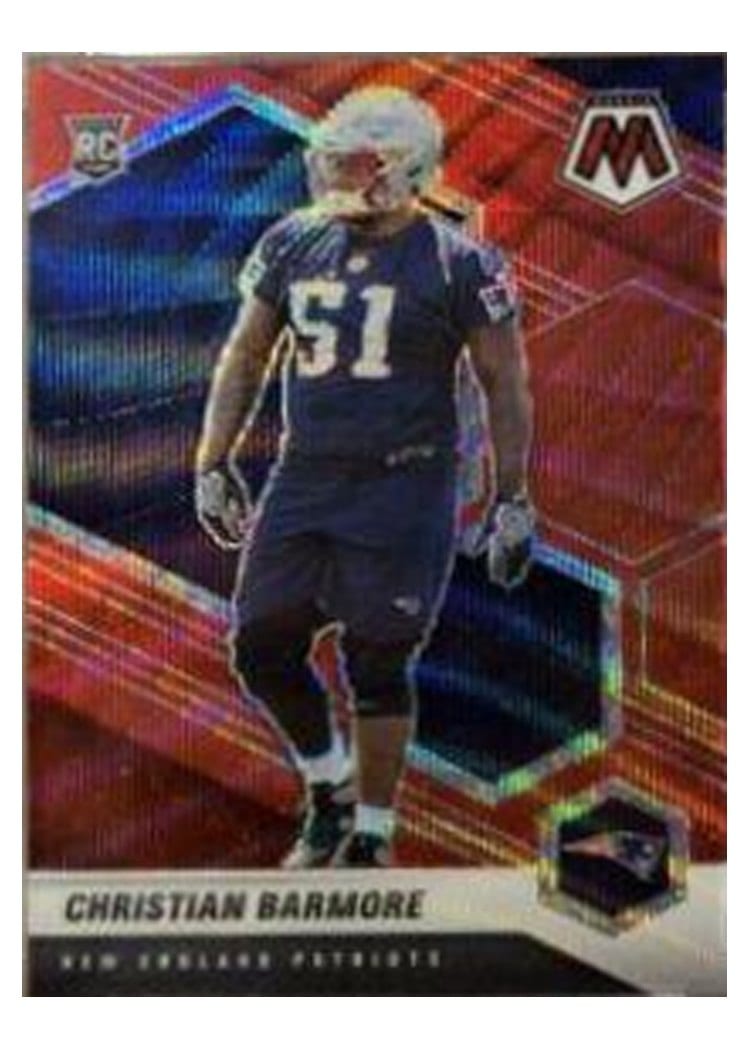 2021 Panini Mosaic Base Set Christian Barmore #358 card