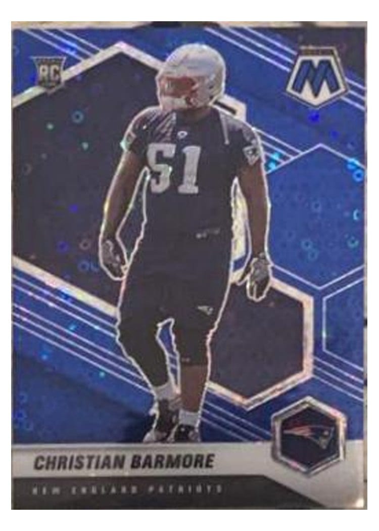 2021 Panini Mosaic Base Set Christian Barmore #358 card
