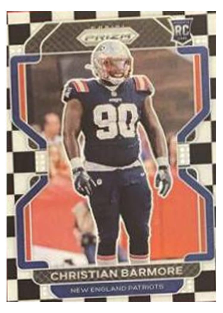2021 Panini Prizm Base Set Christian Barmore #388 card