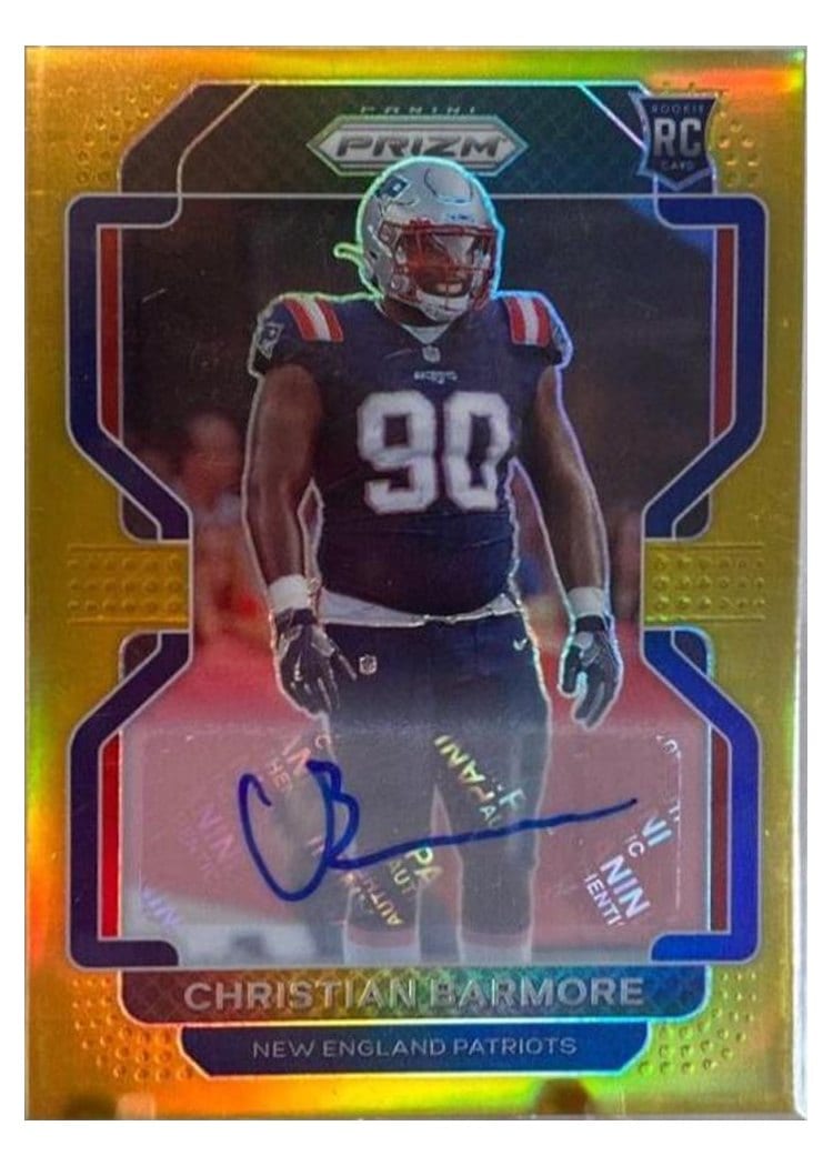 2021 Panini Prizm Base Set Christian Barmore #388 card