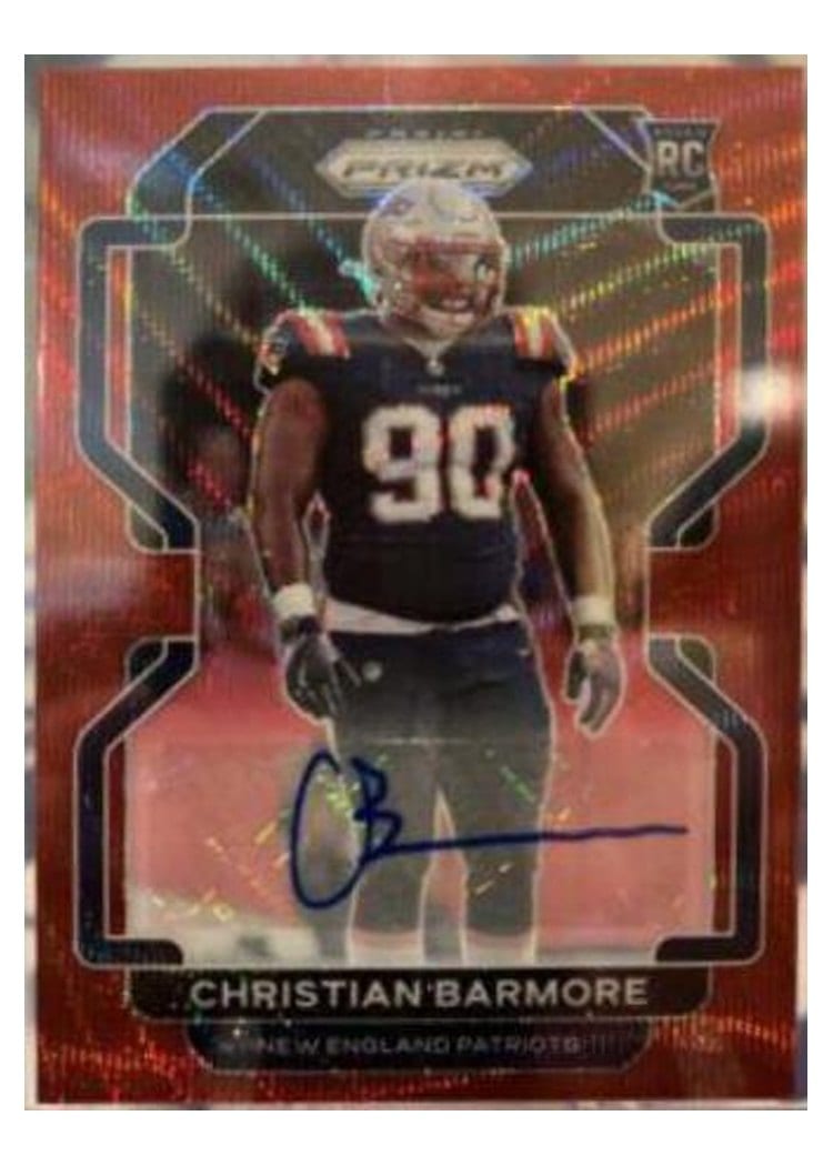 2021 Panini Prizm Base Set Christian Barmore #388 card