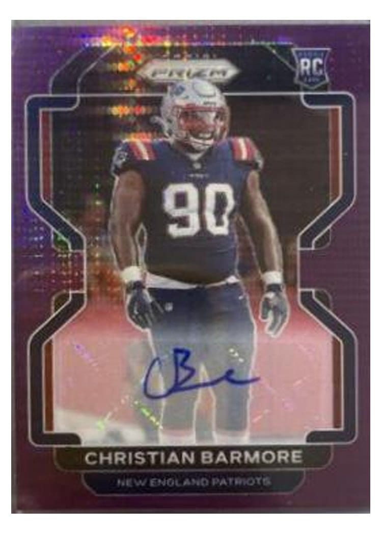 2021 Panini Prizm Base Set Christian Barmore #388 card