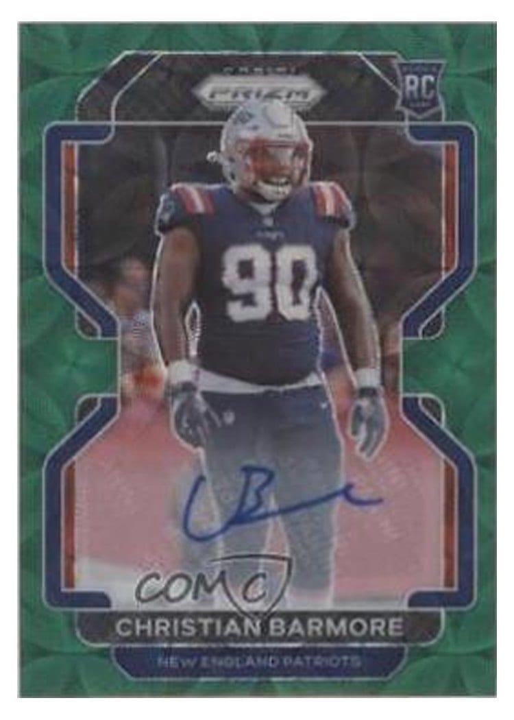 2021 Panini Prizm Base Set Christian Barmore #388 card