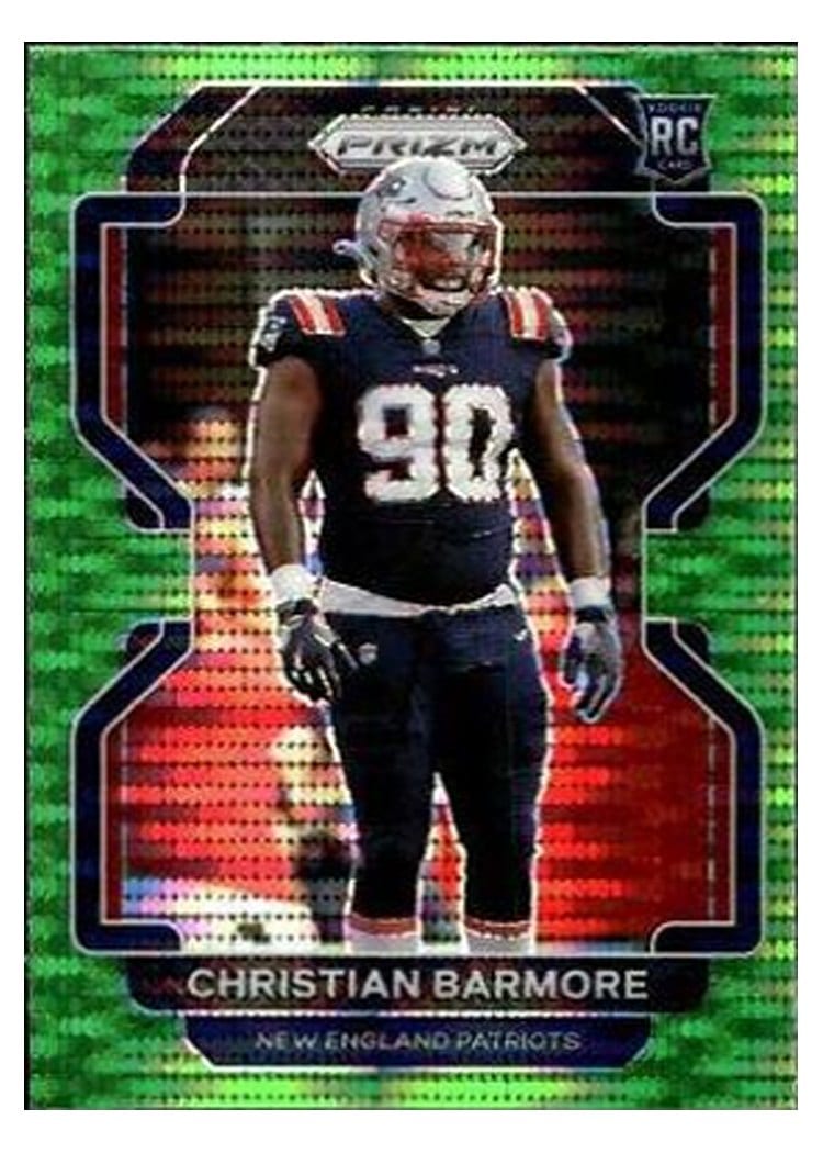 2021 Panini Prizm Base Set Christian Barmore #388 card