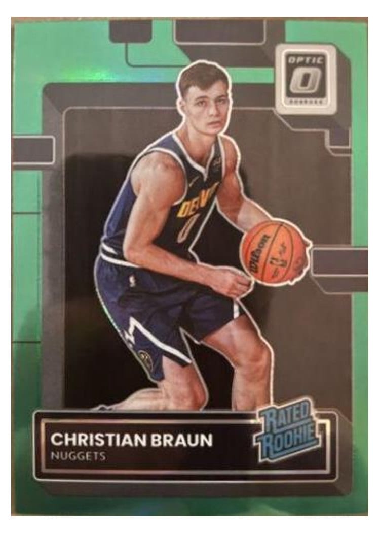 2022-23 Donruss Optic Base Set Christian Braun #238 card