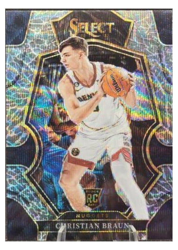 2022-23 Panini Select Base Set Christian Braun #195 card