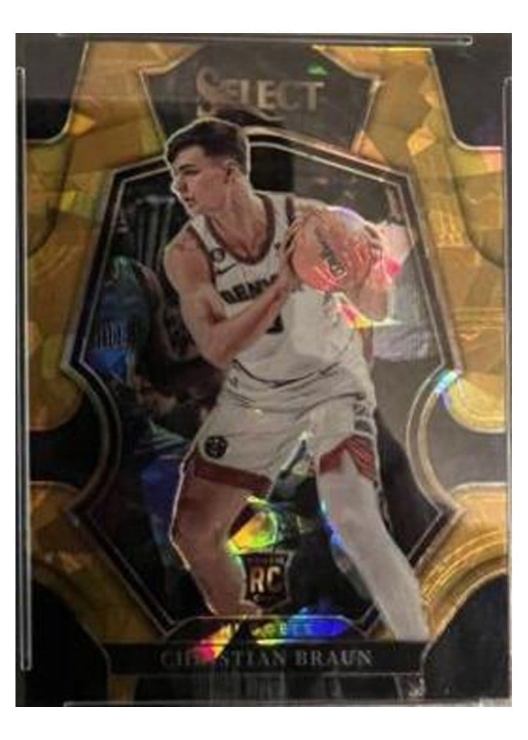 2022-23 Panini Select Base Set Christian Braun #195 card