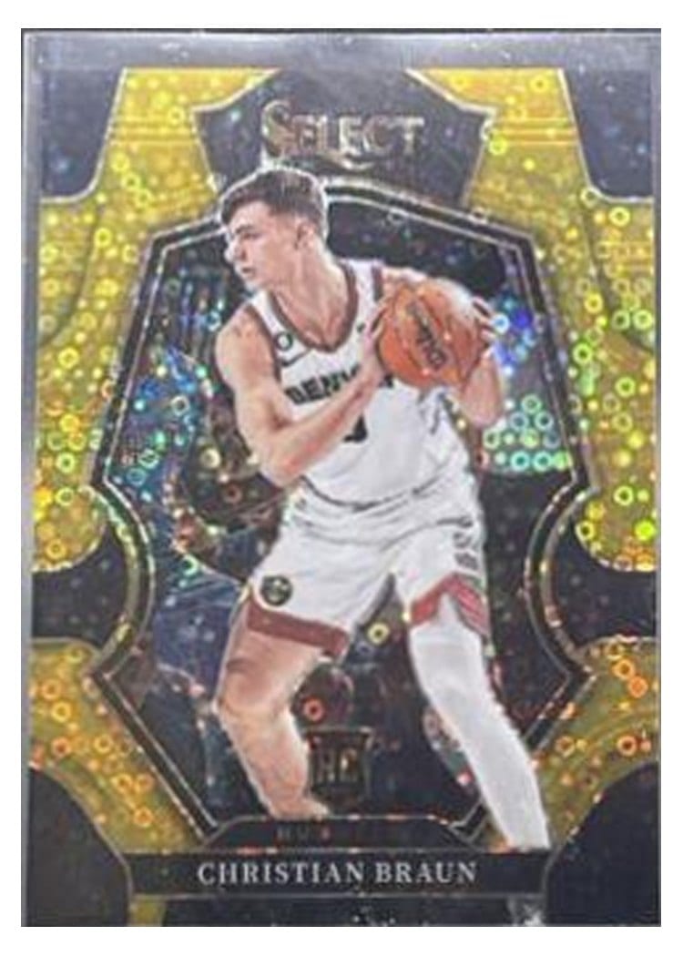 2022-23 Panini Select Base Set Christian Braun #195 card