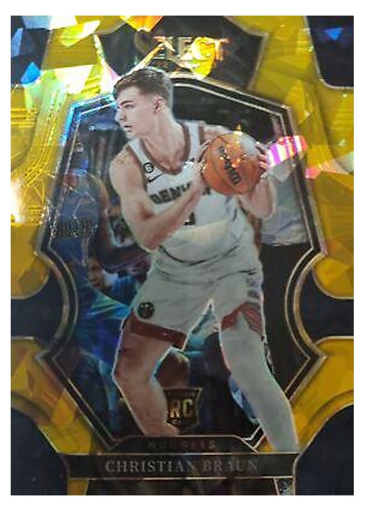 2022-23 Panini Select Base Set Christian Braun #195 card