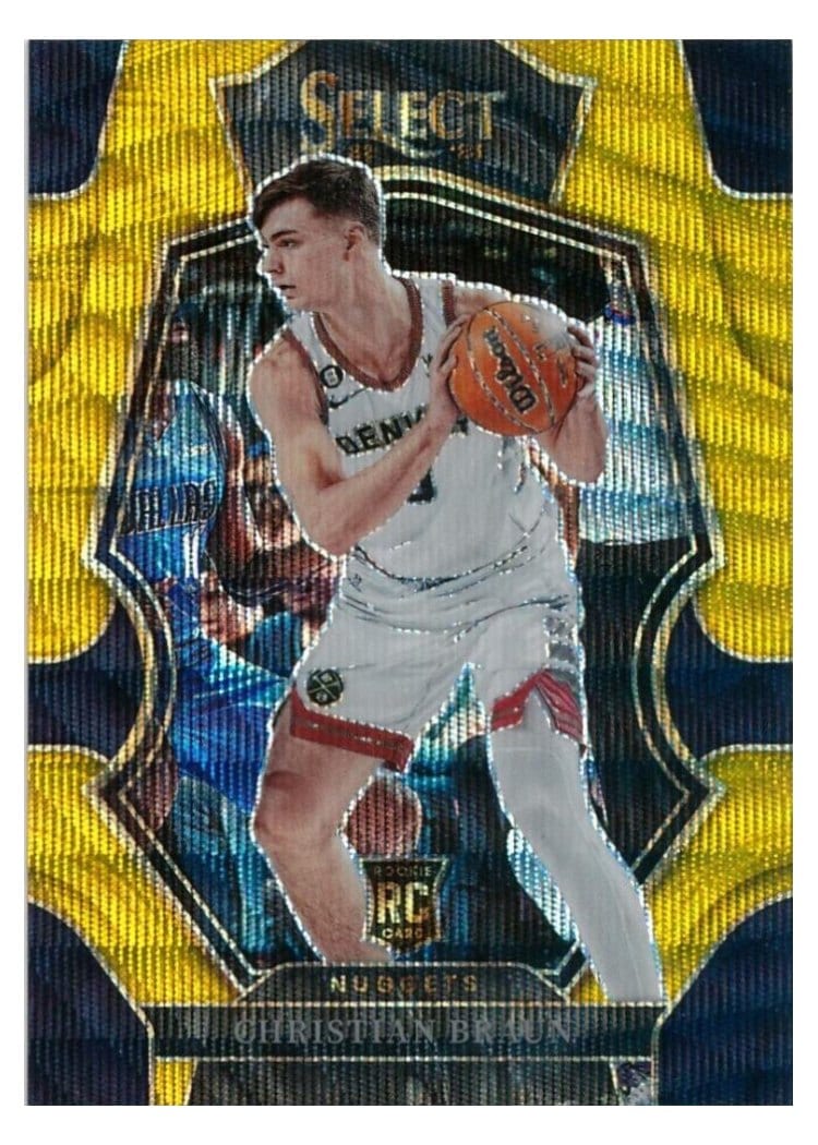 2022-23 Panini Select Base Set Christian Braun #195 card