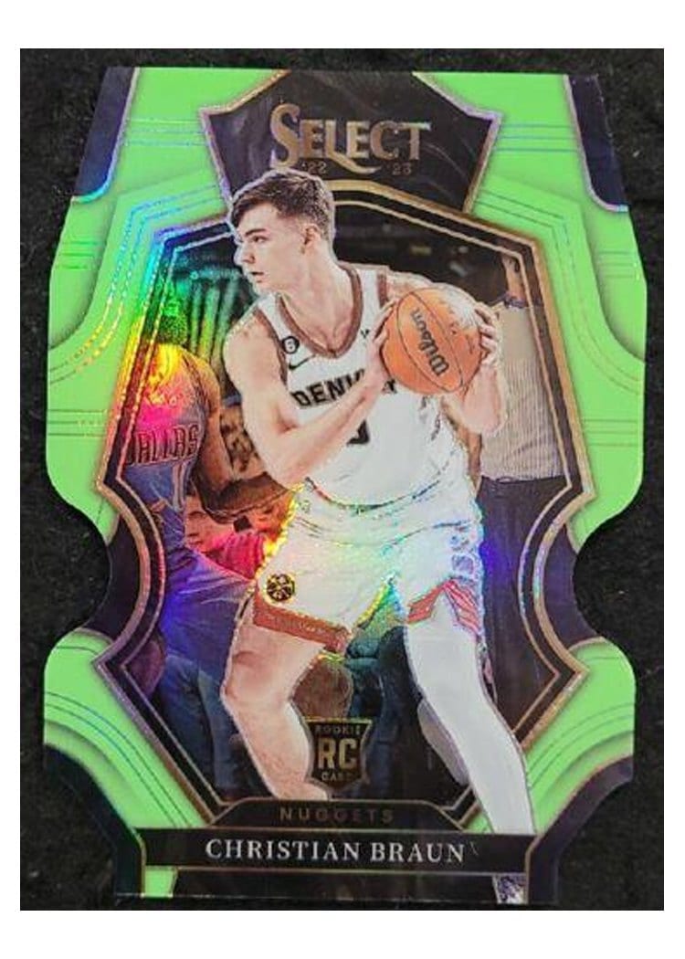 2022-23 Panini Select Base Set Christian Braun #195 card