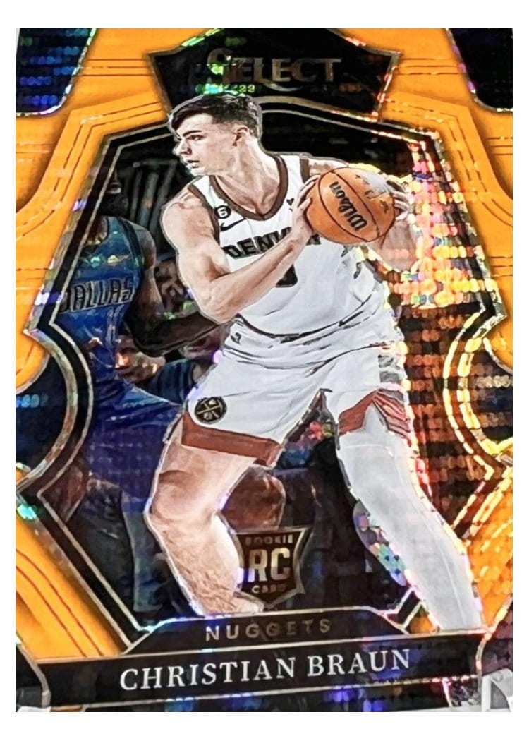 2022-23 Panini Select Base Set Christian Braun #195 card