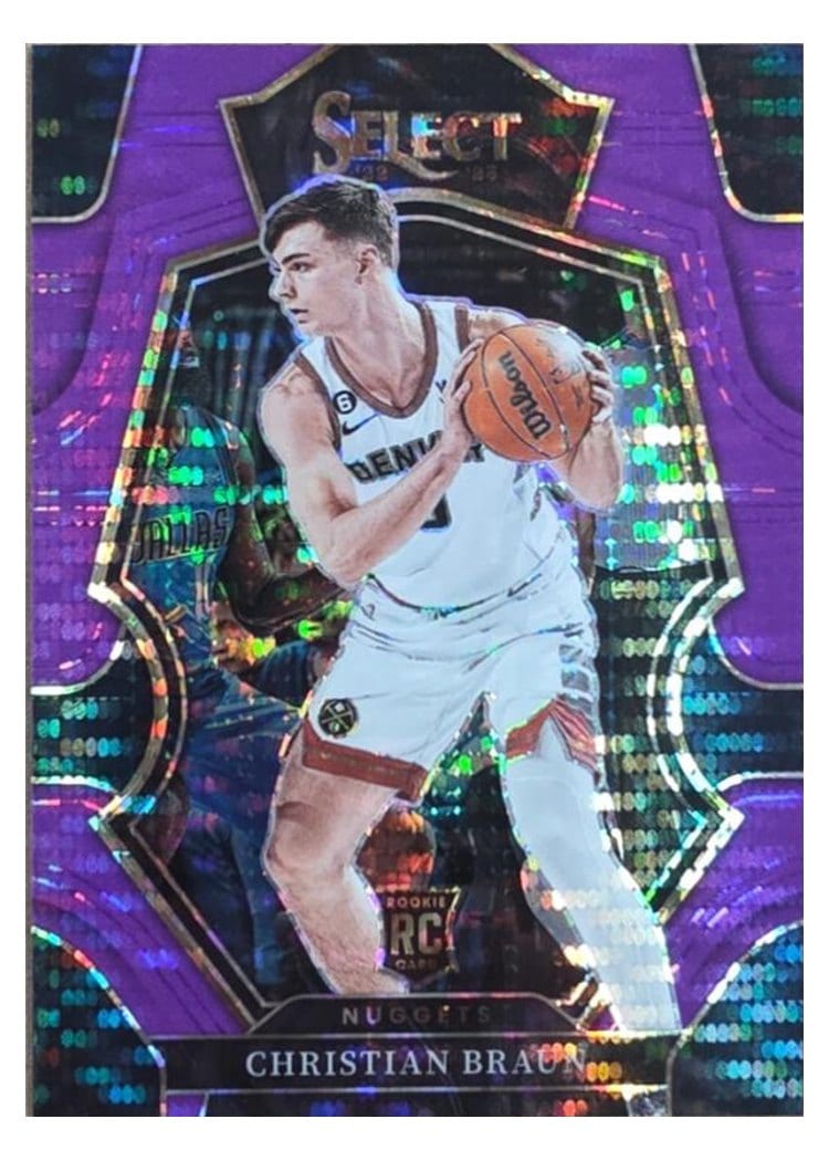 2022-23 Panini Select Base Set Christian Braun #195 card