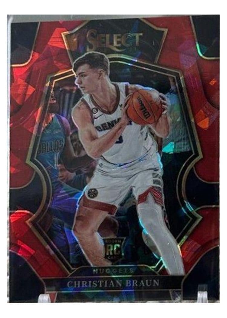 2022-23 Panini Select Base Set Christian Braun #195 card