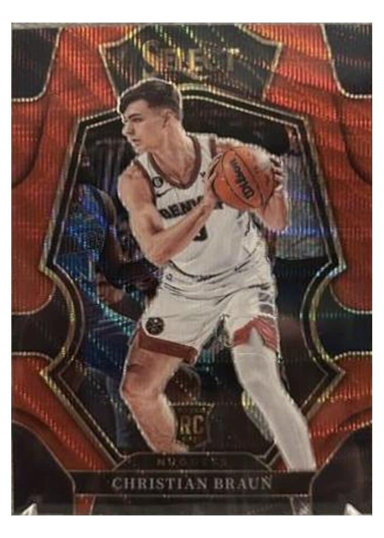 2022-23 Panini Select Base Set Christian Braun #195 card