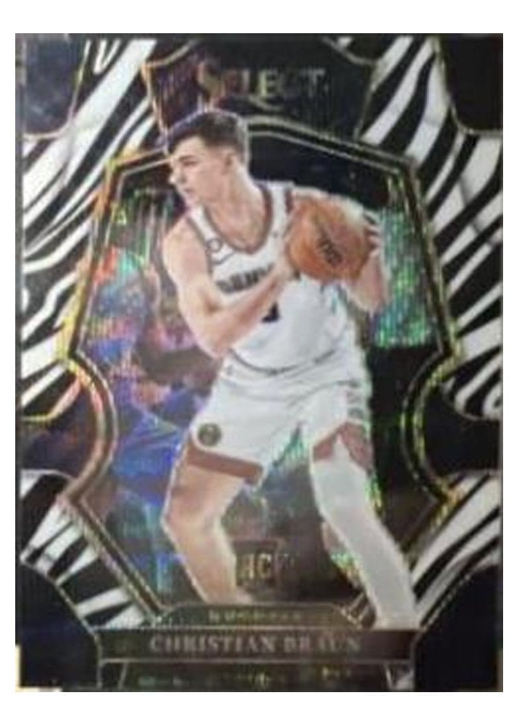 2022-23 Panini Select Base Set Christian Braun #195 card