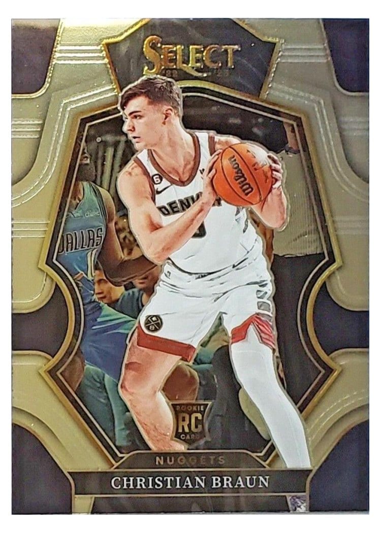 2022-23 Panini Select Base Set Christian Braun #195 card