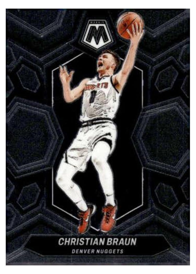 2023-24 Panini Mosaic Base Set Christian Braun #168 card