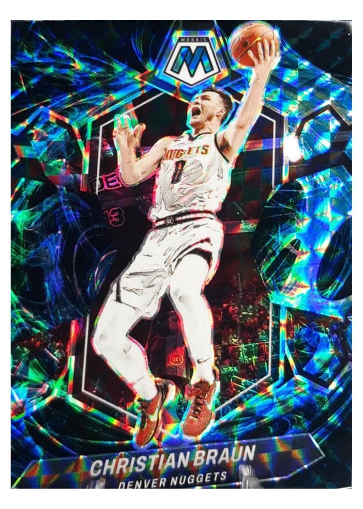2023-24 Panini Mosaic Base Set Christian Braun #168 card