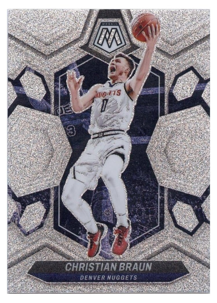 2023-24 Panini Mosaic Base Set Christian Braun #168 card