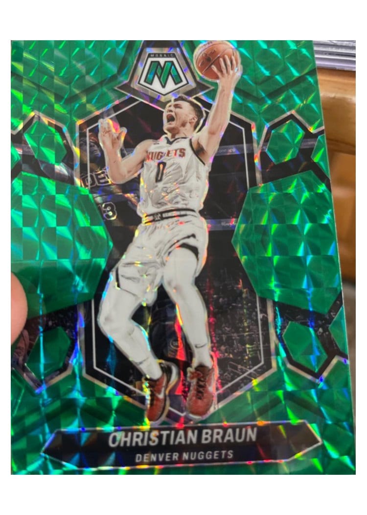 2023-24 Panini Mosaic Base Set Christian Braun #168 card