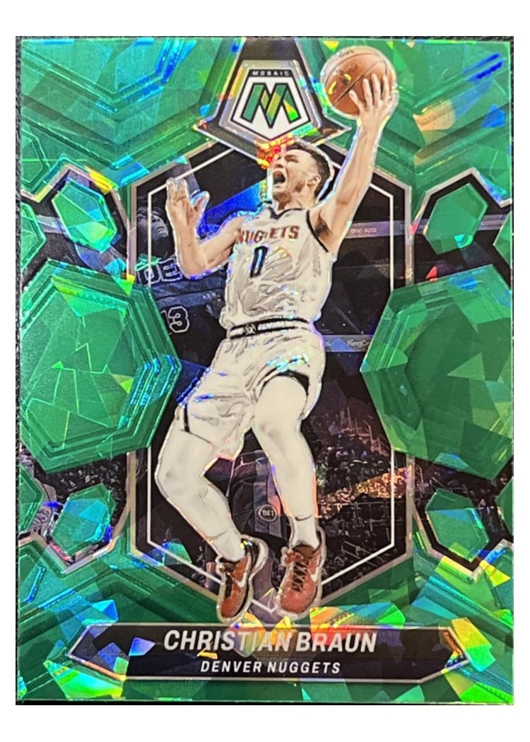 2023-24 Panini Mosaic Base Set Christian Braun #168 card