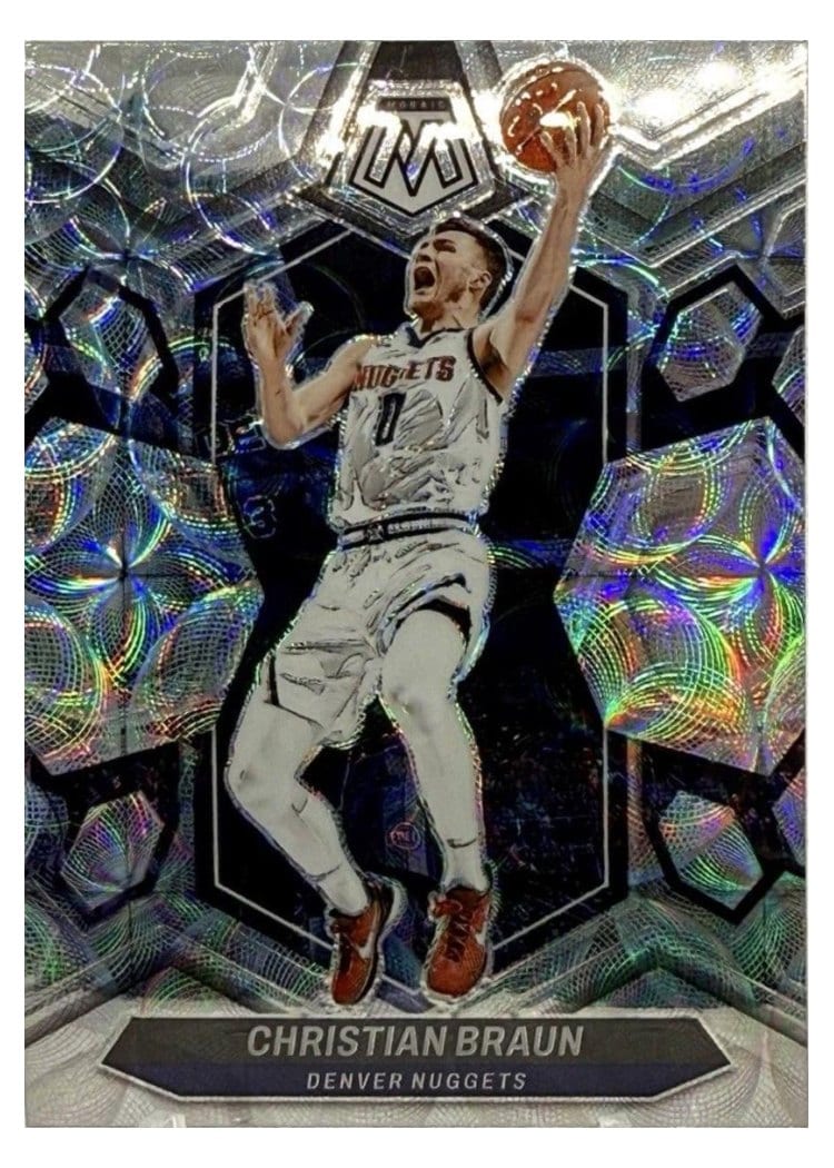 2023-24 Panini Mosaic Base Set Christian Braun #168 card