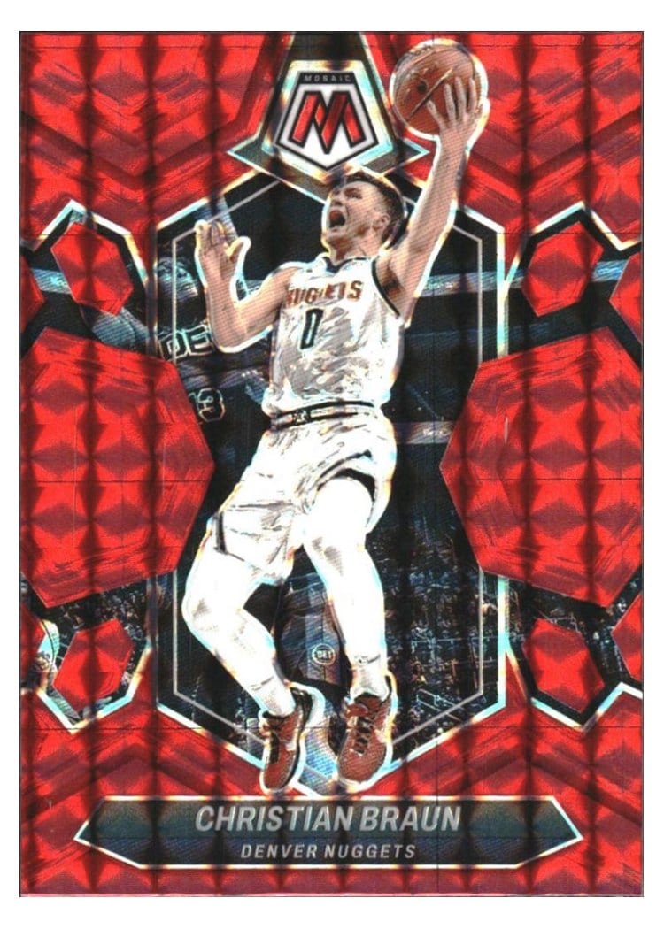 2023-24 Panini Mosaic Base Set Christian Braun #168 card