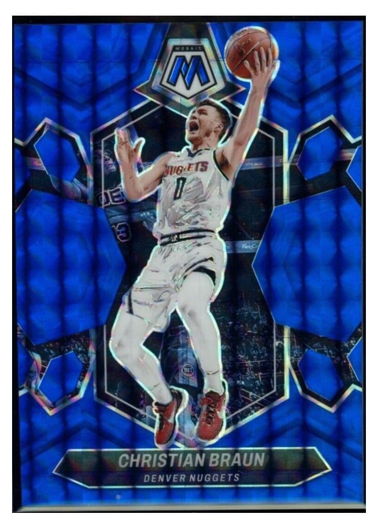 2023-24 Panini Mosaic Base Set Christian Braun #168 card