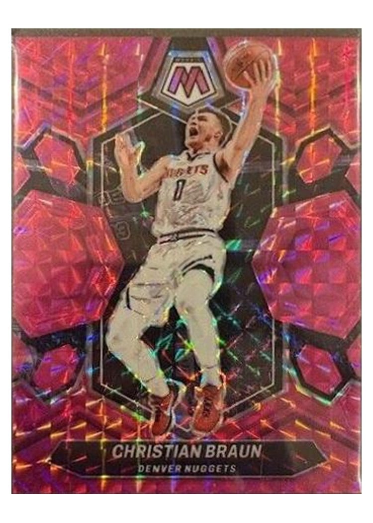 2023-24 Panini Mosaic Base Set Christian Braun #168 card