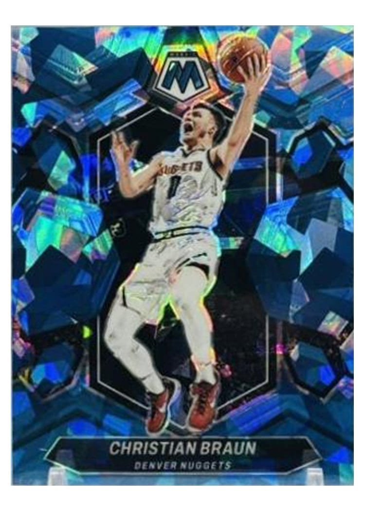2023-24 Panini Mosaic Base Set Christian Braun #168 card