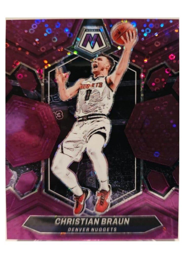 2023-24 Panini Mosaic Base Set Christian Braun #168 card