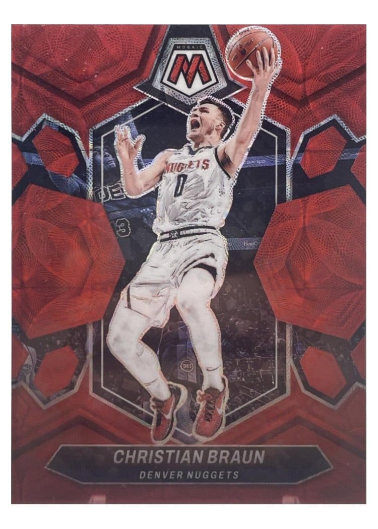 2023-24 Panini Mosaic Base Set Christian Braun #168 card
