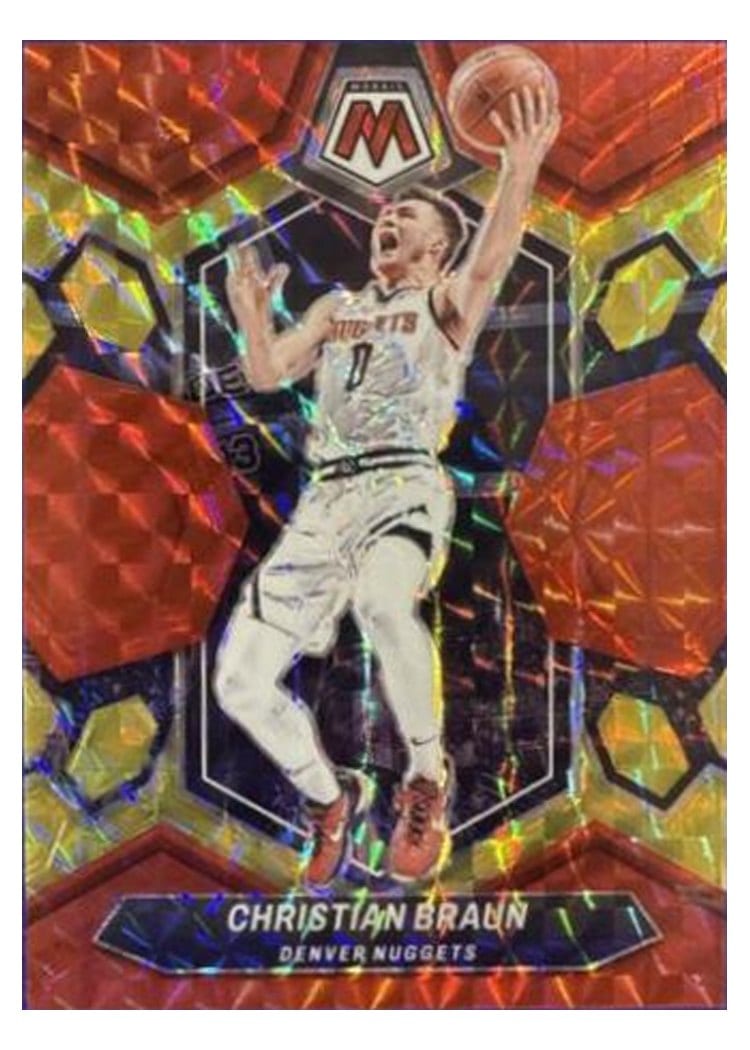 2023-24 Panini Mosaic Base Set Christian Braun #168 card