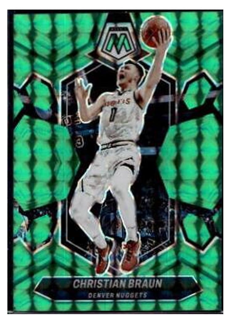 2023-24 Panini Mosaic Base Set Christian Braun #168 card