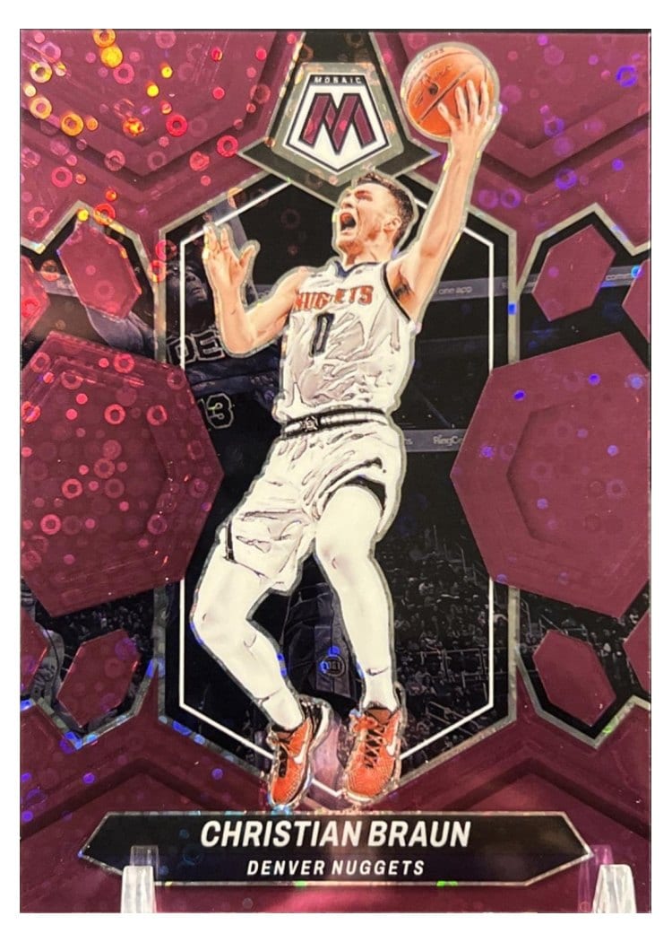 2023-24 Panini Mosaic Base Set Christian Braun #168 card