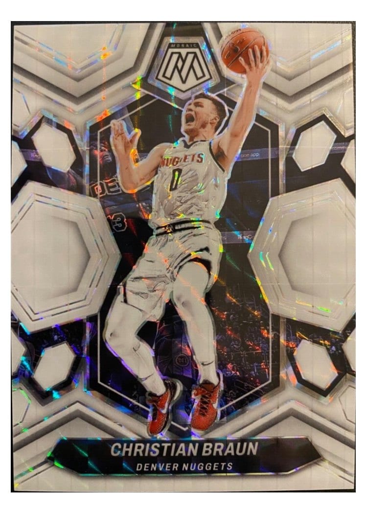 2023-24 Panini Mosaic Base Set Christian Braun #168 card