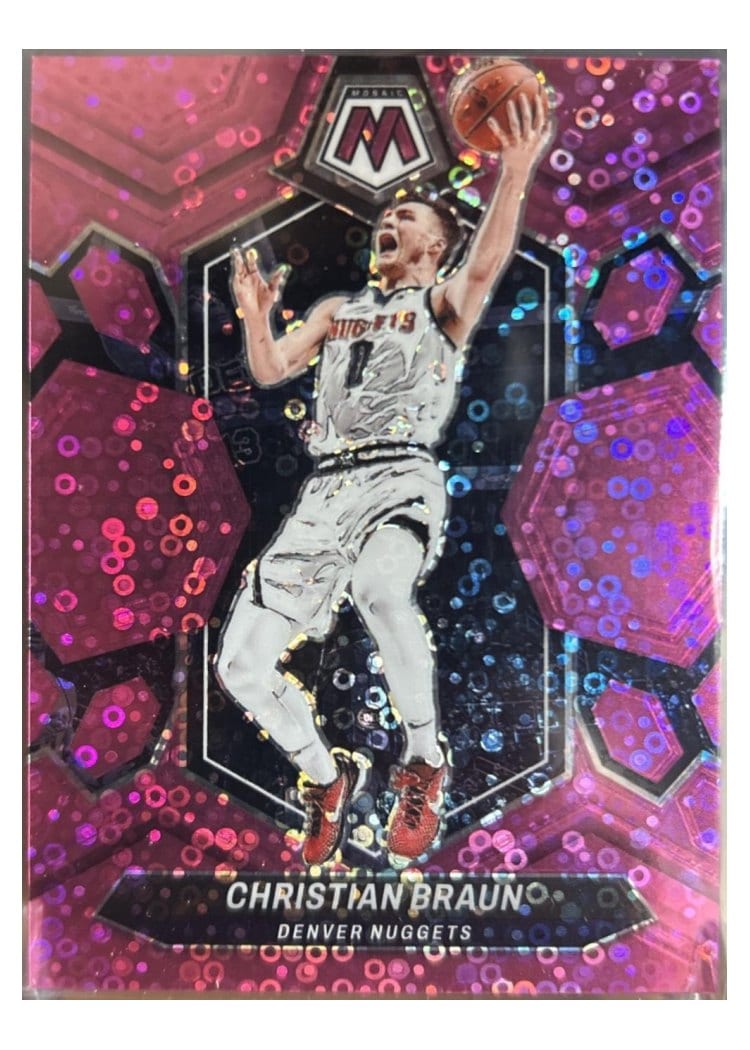 2023-24 Panini Mosaic Base Set Christian Braun #168 card