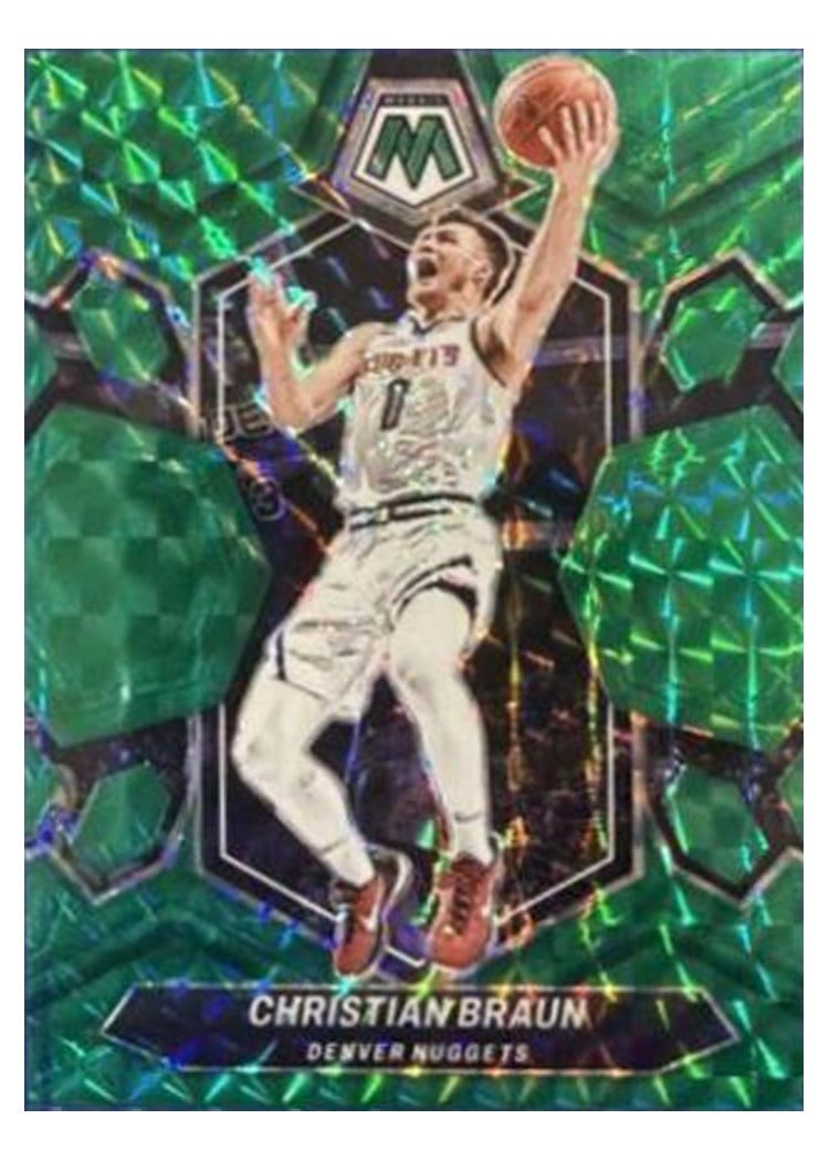 2023-24 Panini Mosaic Base Set Christian Braun #168 card