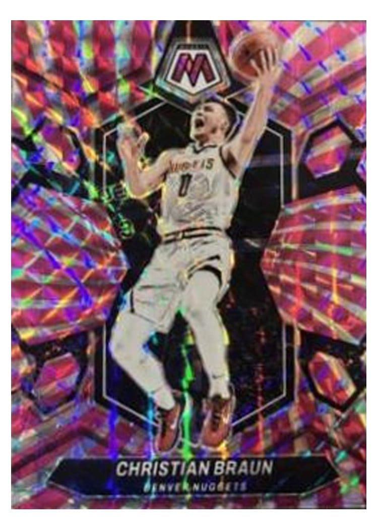 2023-24 Panini Mosaic Base Set Christian Braun #168 card